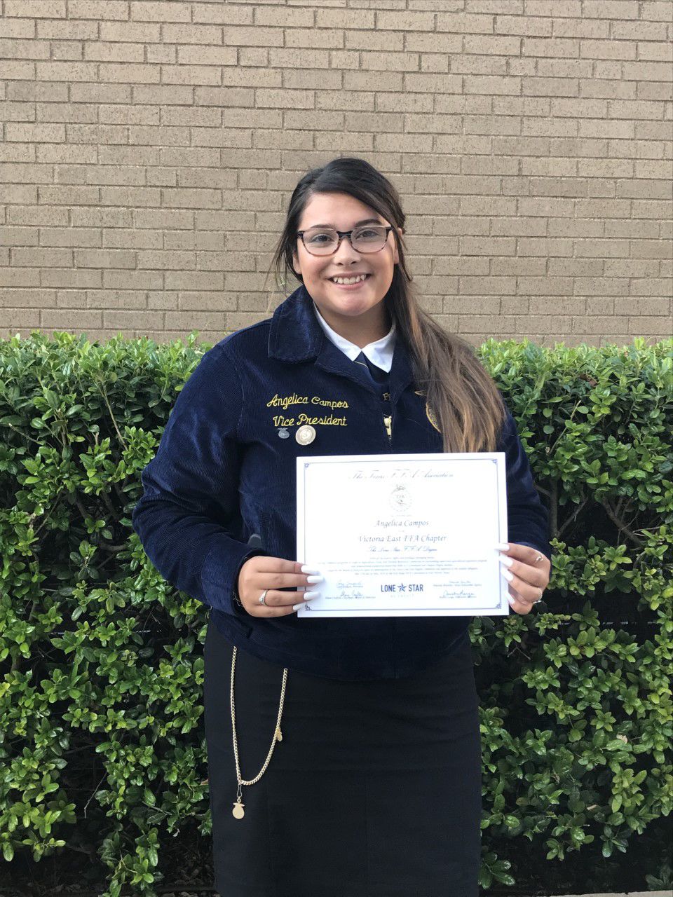 Victoria East FFA members receive FFA honors at convention